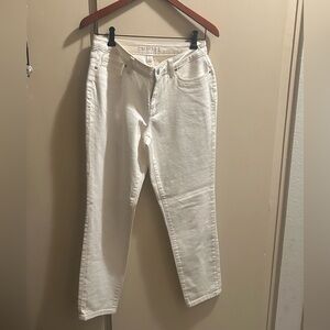 Boston Proper Cropped White Jeans – Size 8 – NWOT